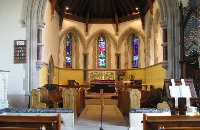 Interior of Billy Church