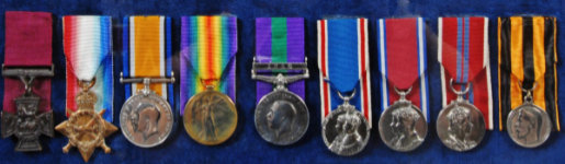 Sgt Quigg medals with VC